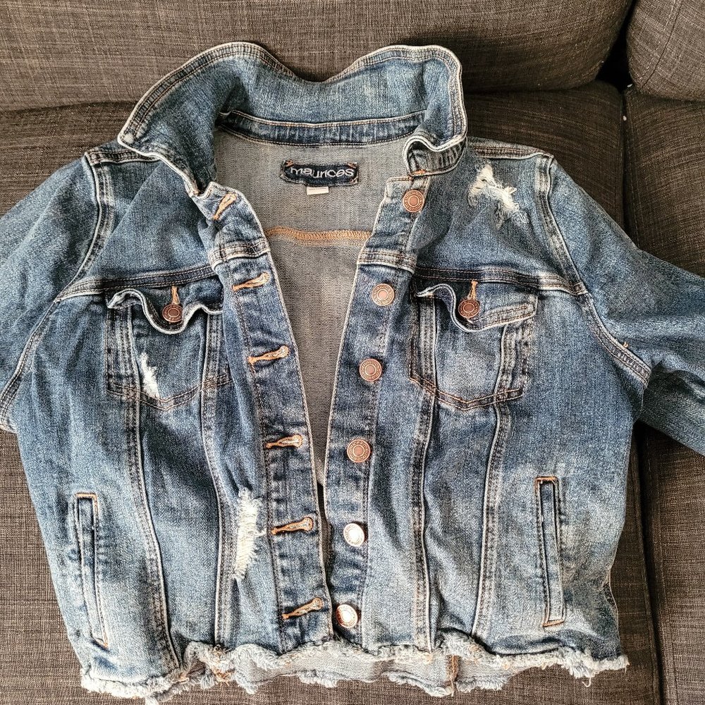 Maurices size large Jean jacket